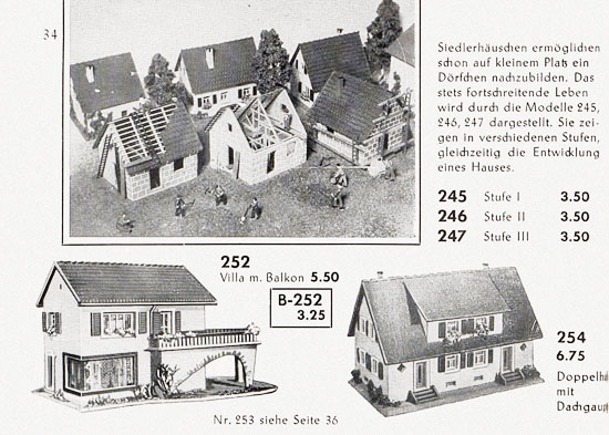 Seite 36 Faller Katalog 1957 857