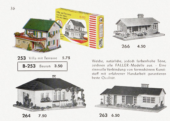 Faller Katalog 1957 857