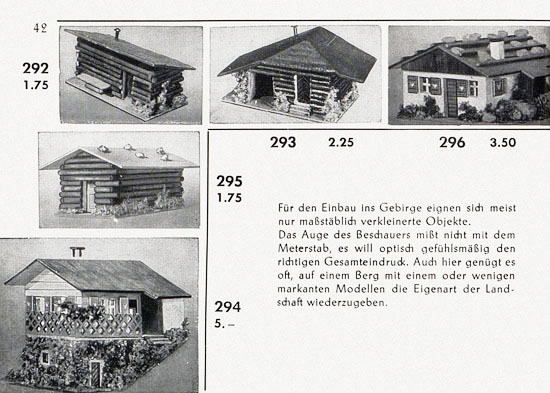 Seite 44 Faller Katalog 1957 857