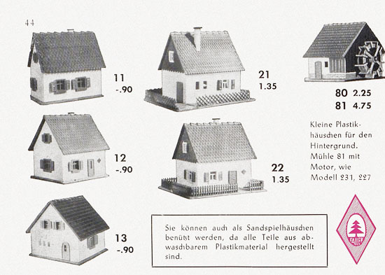Seite 46 Faller Katalog 1957 857