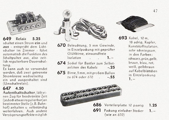 Seite 49 Faller Katalog 1957 857