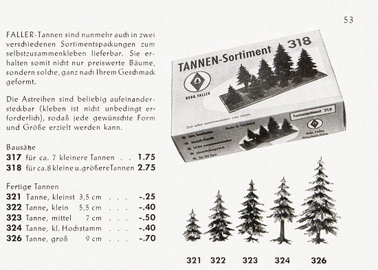Seite 55 Faller Katalog 1957 857
