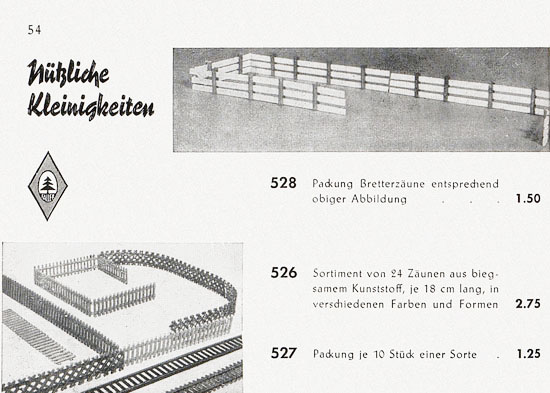 Seite 56 Faller Katalog 1957 857