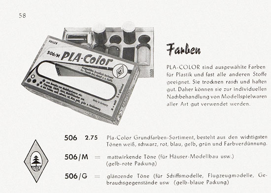 Faller Katalog 1957 857