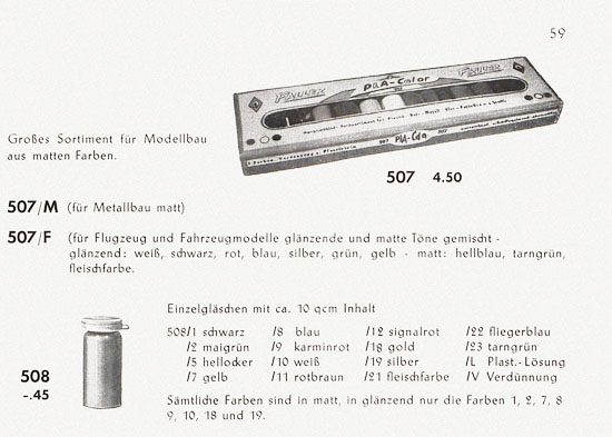 Seite 61 Faller Katalog 1957 857