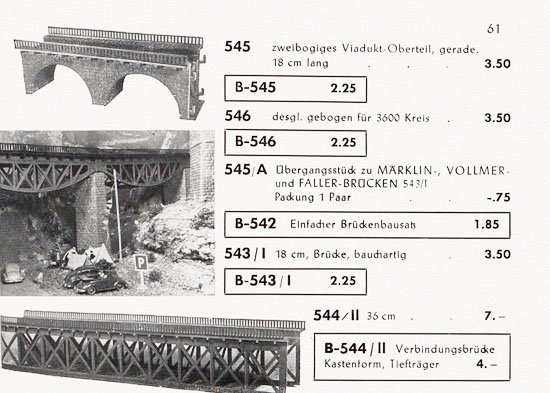 Seite 63 Faller Katalog 1957 857