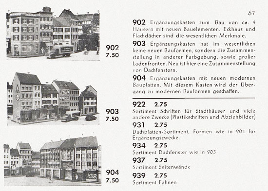 Seite 69 Faller Katalog 1957 857