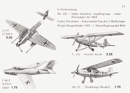 Seite 73 Faller Katalog 1957 857