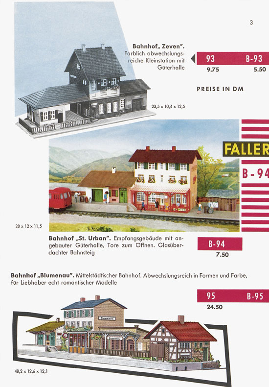 Faller Katalog 1959