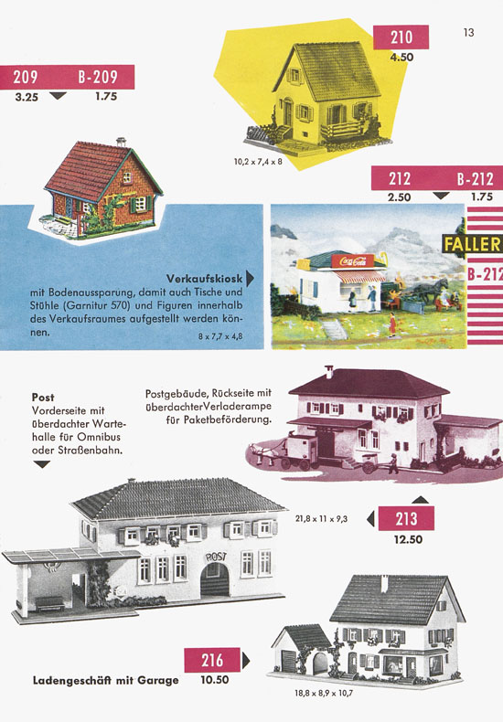 Seite 15 Faller Katalog 1959