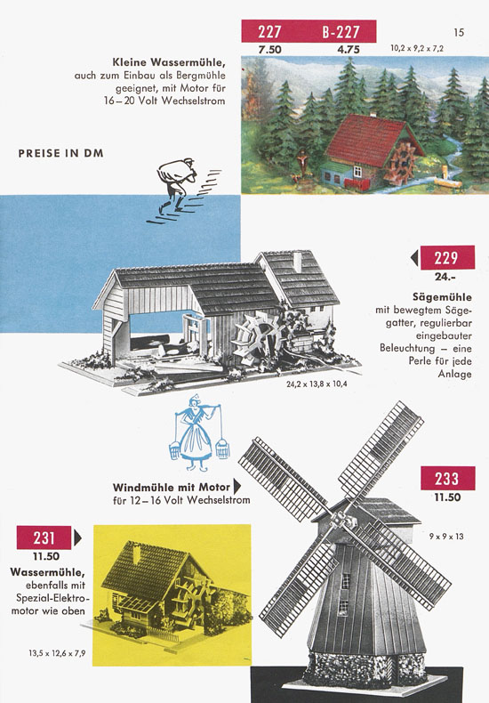 Seite 17 Faller Katalog 1959