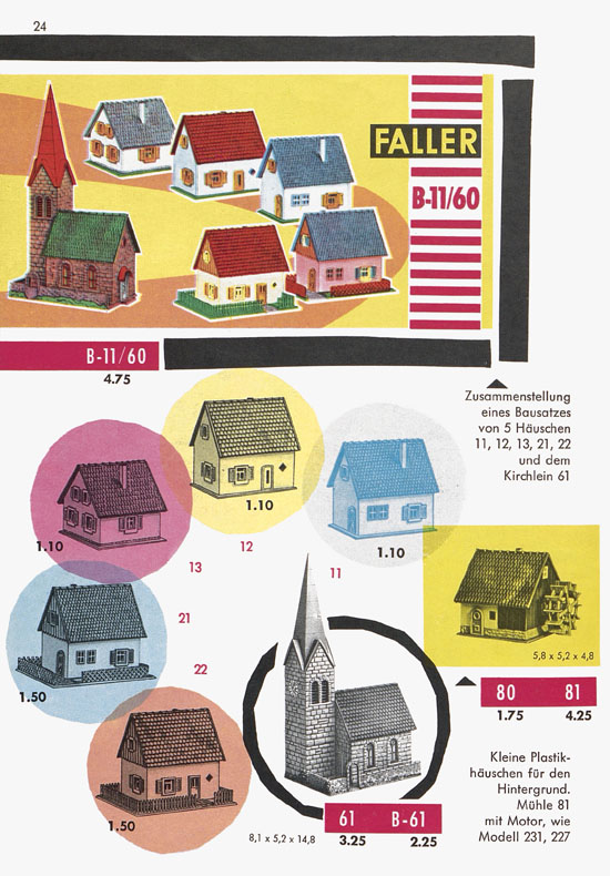 Seite 26 Faller Katalog 1959