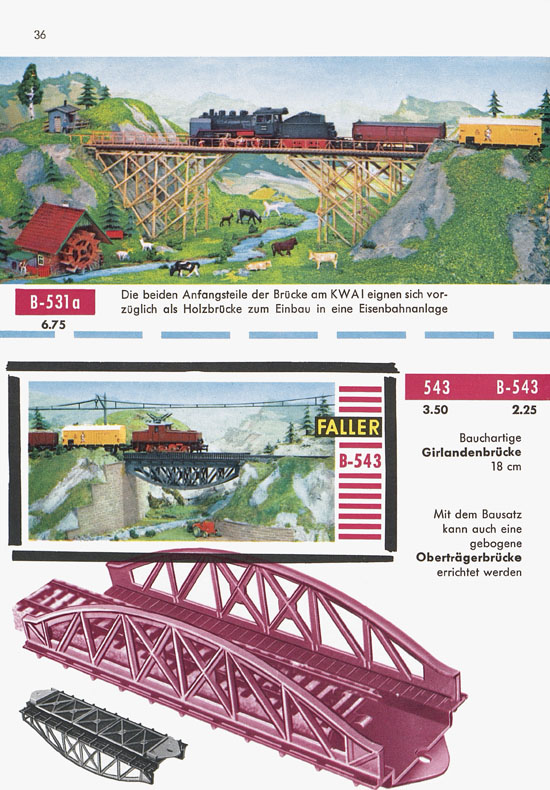 Seite 38 Faller Katalog 1959