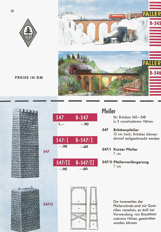 Seite 40 Faller Katalog 1959
