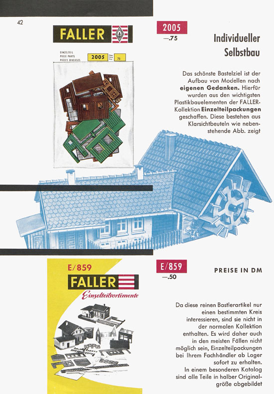 Seite 44 Faller Katalog 1959