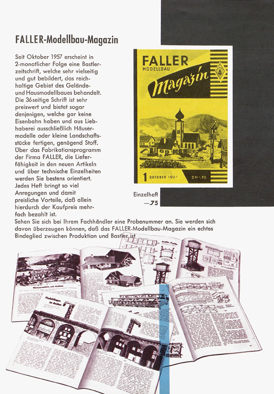 Seite 45 Faller Katalog 1959
