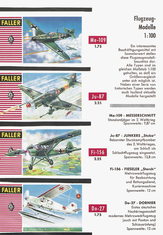 Faller Katalog 1959