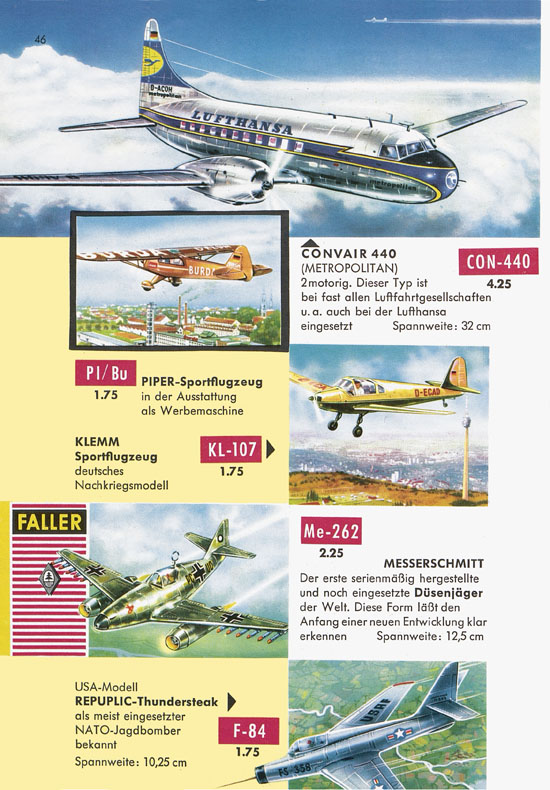 Seite 48 Faller Katalog 1959