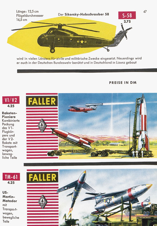 Seite 49 Faller Katalog 1959