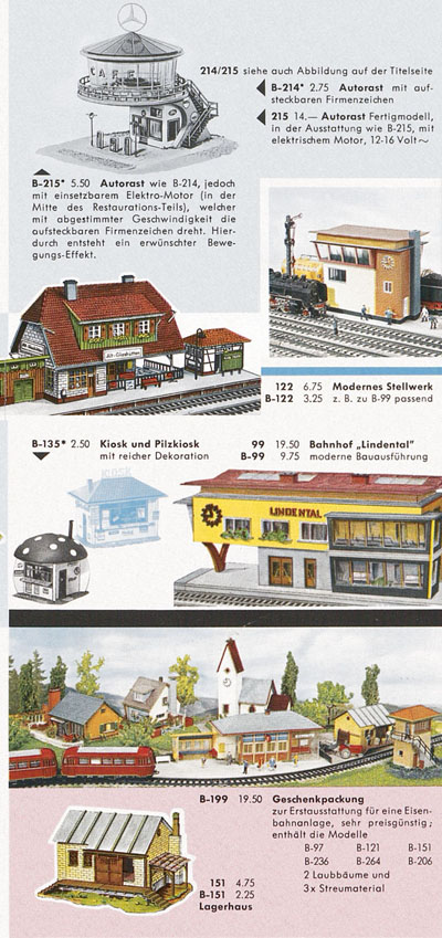 Seite 4 Faller Neuheiten-Katalog 1961