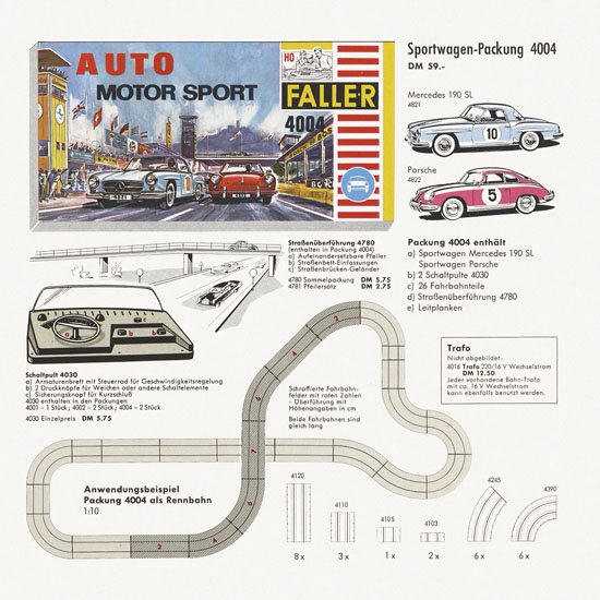 Seite 4 Faller Neuheiten-Katalog 1963