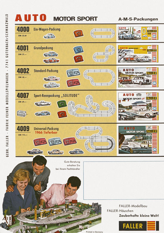 Faller Neuheiten-Katalog 1965