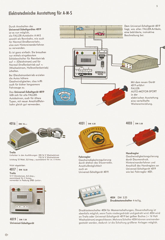 Seite 5 Faller Katalog 1967