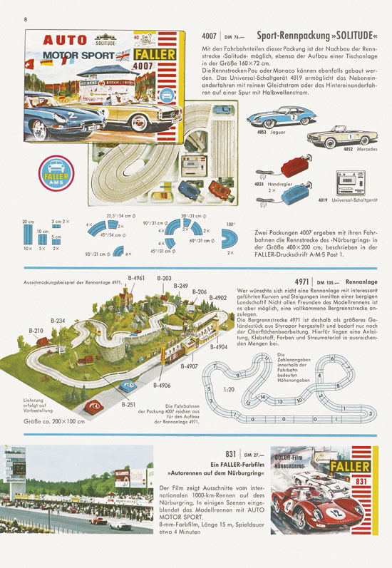 Seite 8 Faller Katalog 1967