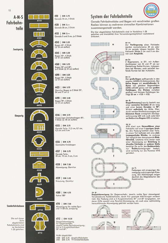 Seite 12 Faller Katalog 1967