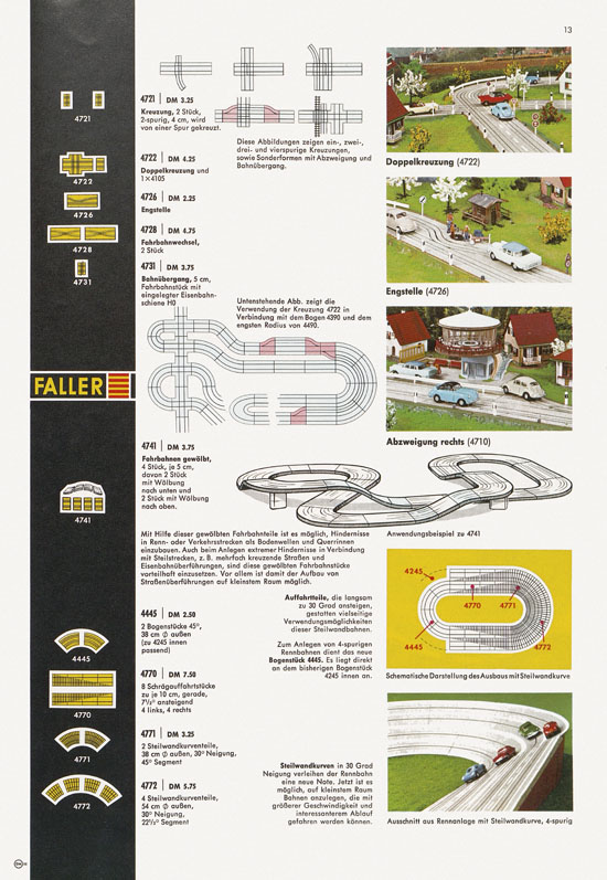 Seite 13 Faller Katalog 1967