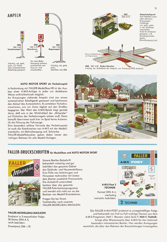 Seite 15 Faller Katalog 1967