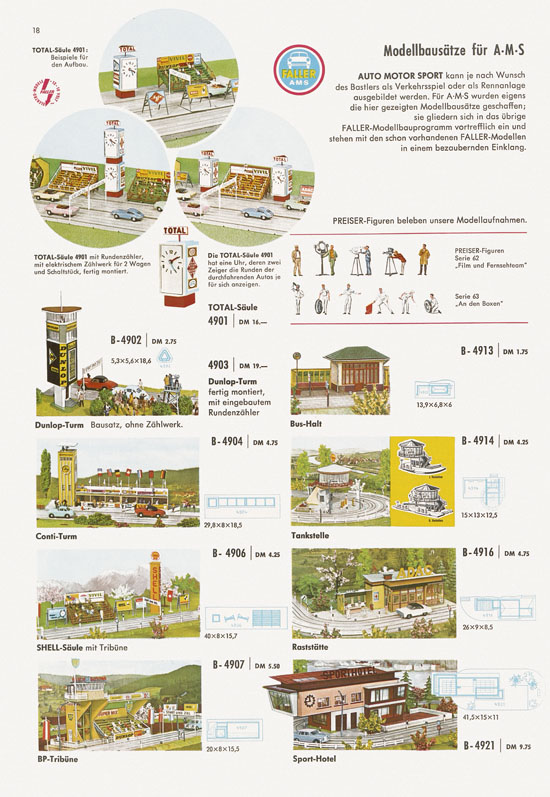 Seite 18 Faller Katalog 1967