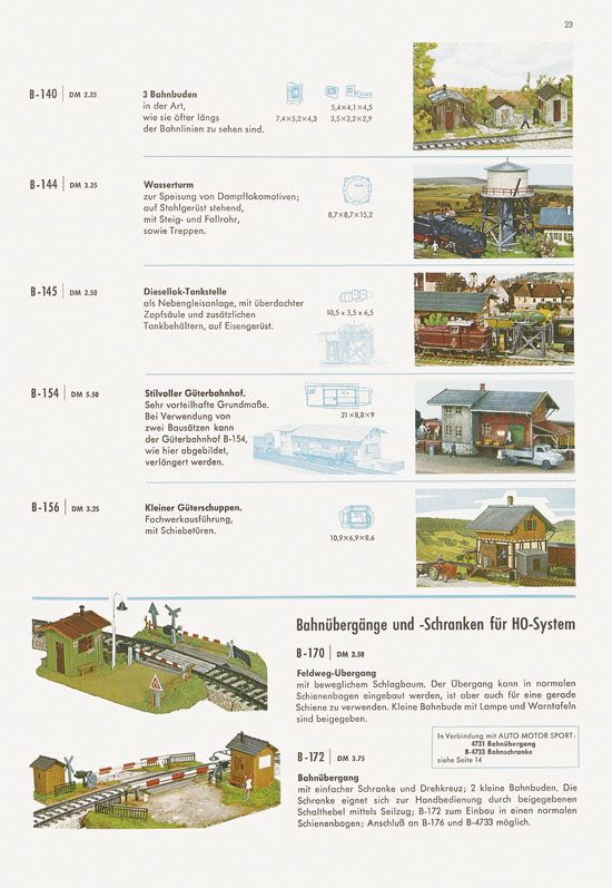Seite 23 Faller Katalog 1967