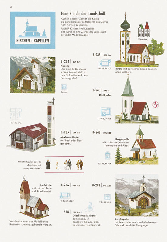 Seite 30 Faller Katalog 1967