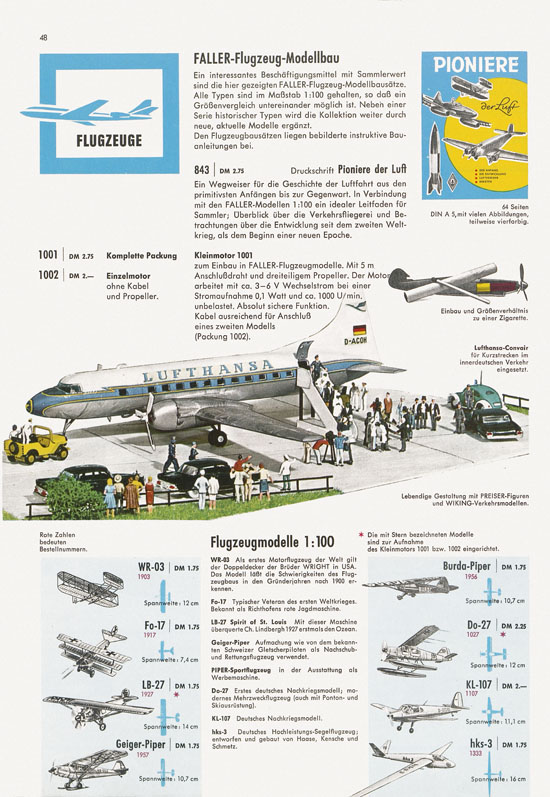 Seite 48 Faller Katalog 1967