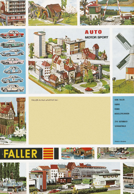 Faller Katalog 1967