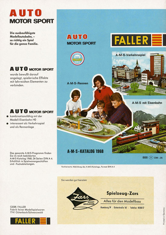 Faller Katalog 1968