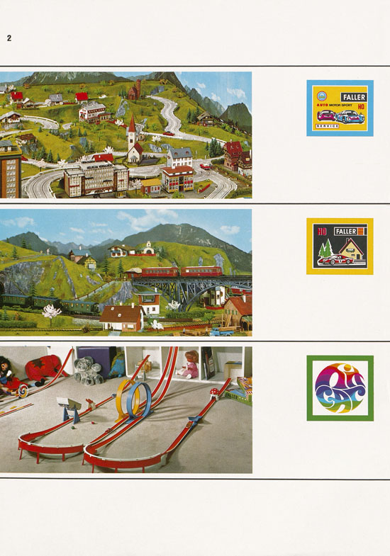 Seite 2 Faller Katalog 1969-1970