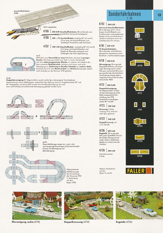 Faller Katalog 1969-1970