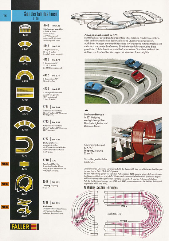 Seite 14 Faller Katalog 1969-1970