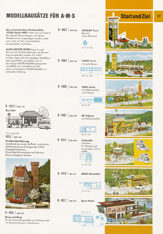 Seite 17 Faller Katalog 1969-1970