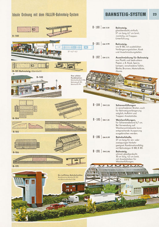 Seite 23 Faller Katalog 1969-1970