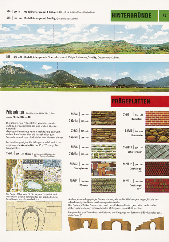 Seite 37 Faller Katalog 1969-1970