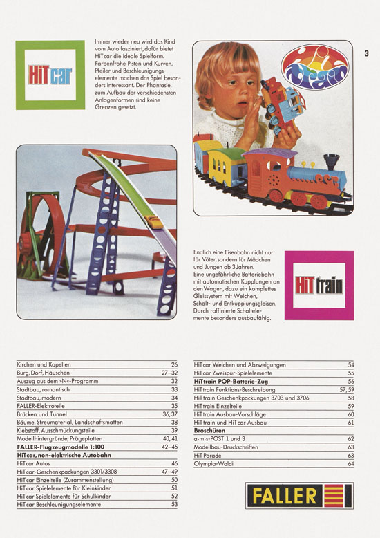 Seite 3 Faller Katalog 1971 871