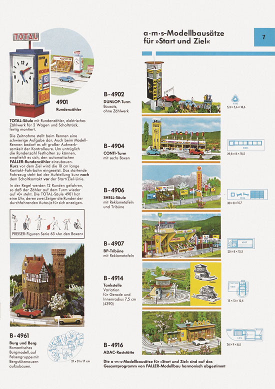 Seite 7 Faller Katalog 1971 871