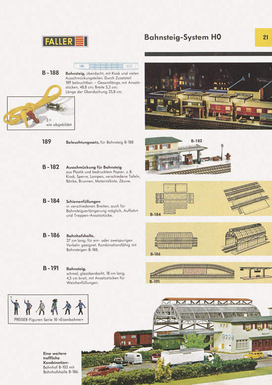Seite 21 Faller Katalog 1971 871