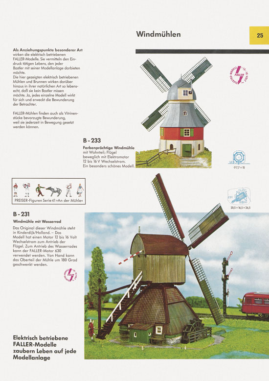 Seite 25 Faller Katalog 1971 871