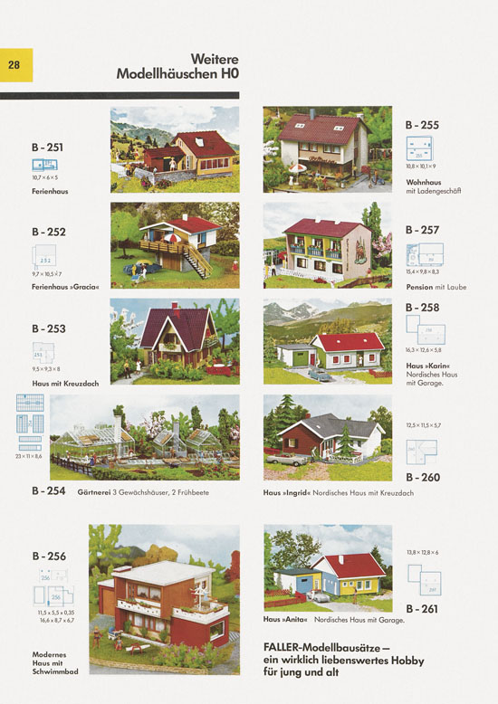 Seite 28 Faller Katalog 1971 871