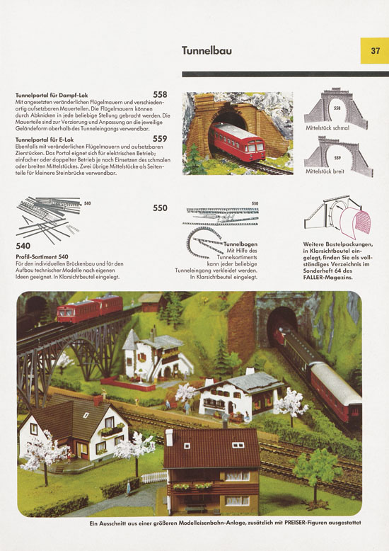 Seite 37 Faller Katalog 1971 871