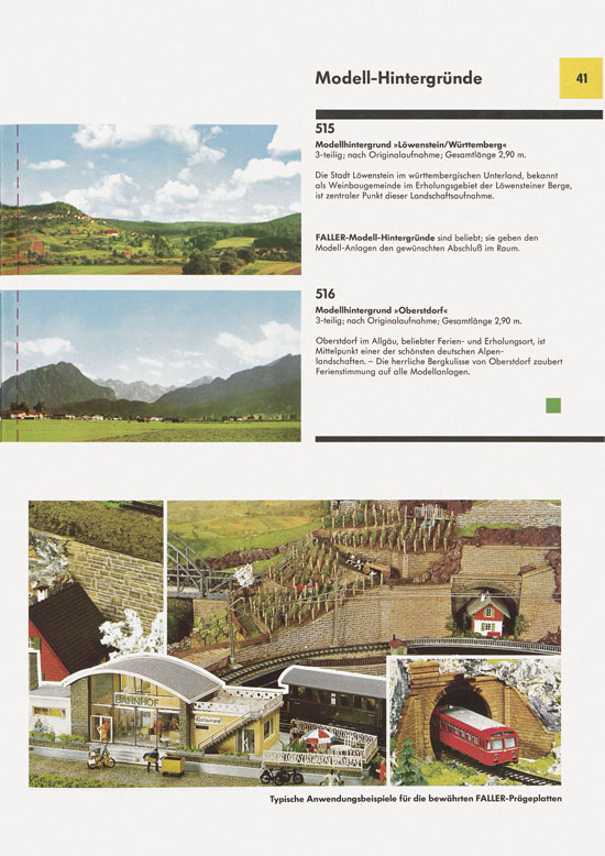 Seite 41 Faller Katalog 1971 871